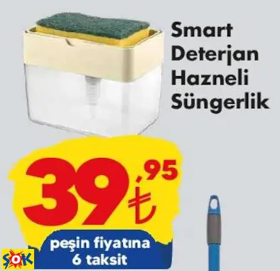 SMART DETERJAN HAZNELİ SÜNGERLİK